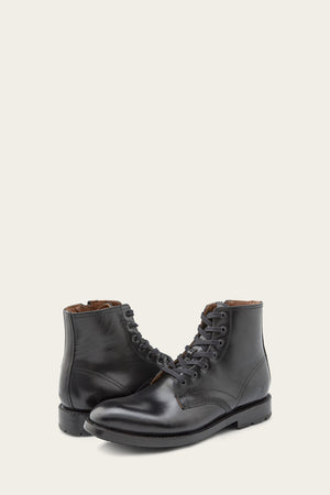 Bowery Lace Up - Jet Black - Pair