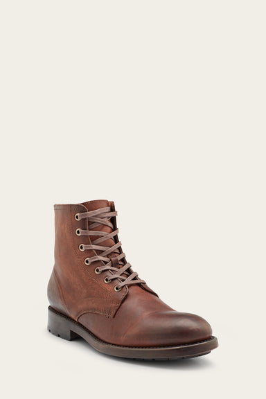Bowery Lace Up - Cognac - Hero