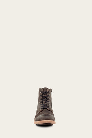 Bowery Lace Up - Grey - Front