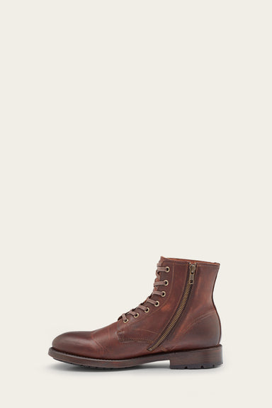 Bowery Lace Up - Cognac - Inside