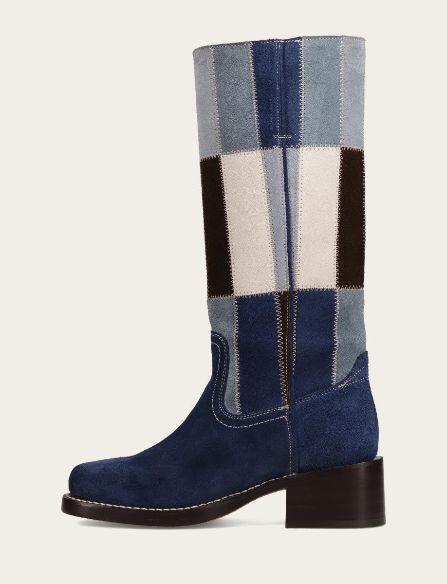 Campus 14L Patchwork - Blue Multi - Inside