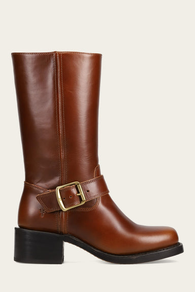 Campus Buckle - Saddle - Outside