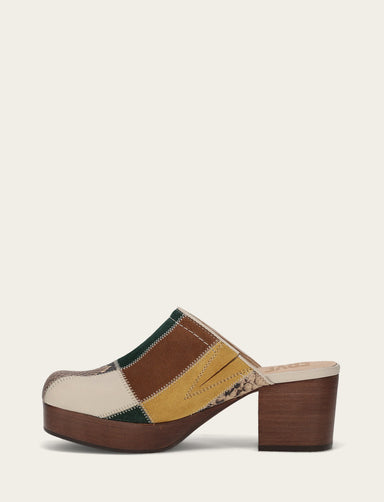 Campus Clog Patchwork - Banana Multi - Inside