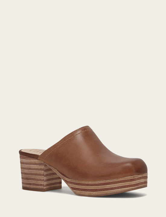 Women's Saddle Leather Campus Clogs | The Frye Company