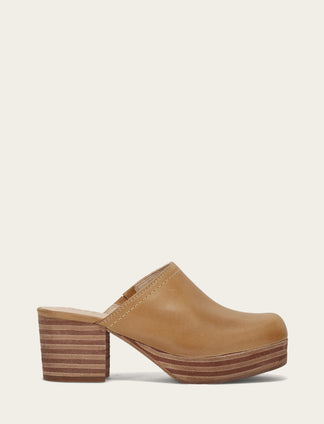 Women's Banana Leather Campus Clogs | The Frye Company