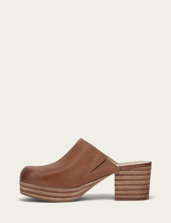 Women's Saddle Leather Campus Clogs | The Frye Company