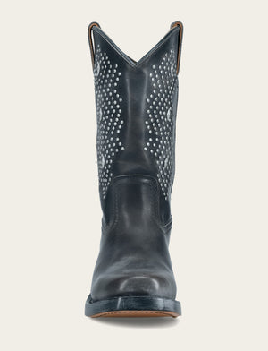 Campus Deco Stud - Off Black - Front