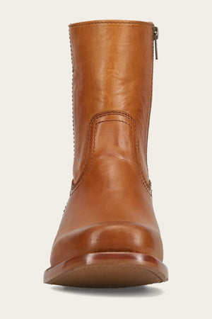 Campus Inside Zip - Saddle - Front