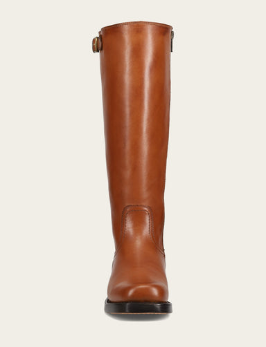 Campus Low Heel Tall Riding Wc - Cognac - Front
