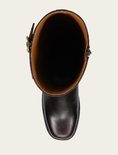 Campus Low Heel Tall Riding - Bourbon - Top Down