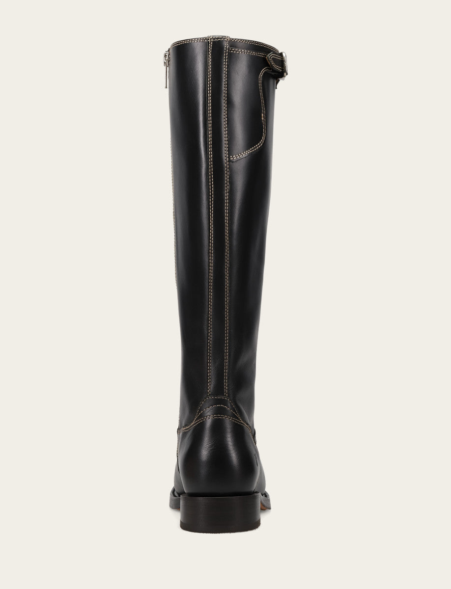 Campus Low Heel Tall Riding - Black - Back