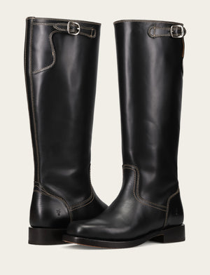 Campus Low Heel Tall Riding - Black - Pair