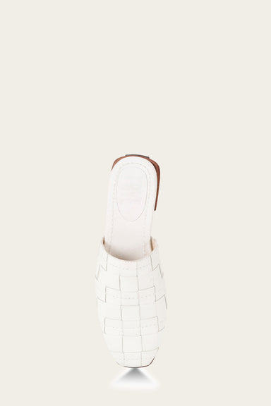 Cara Woven - White - Top Down
