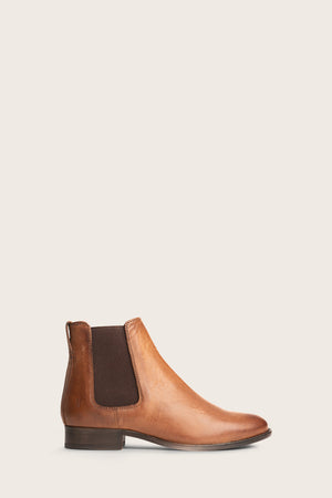 Frye carson piping bootie cognac 2025