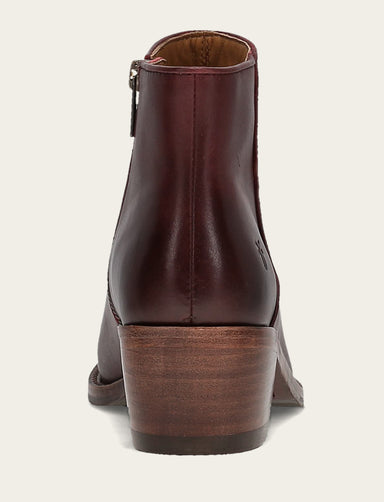 Carson 2 Piping Bootie - Merlot - Back
