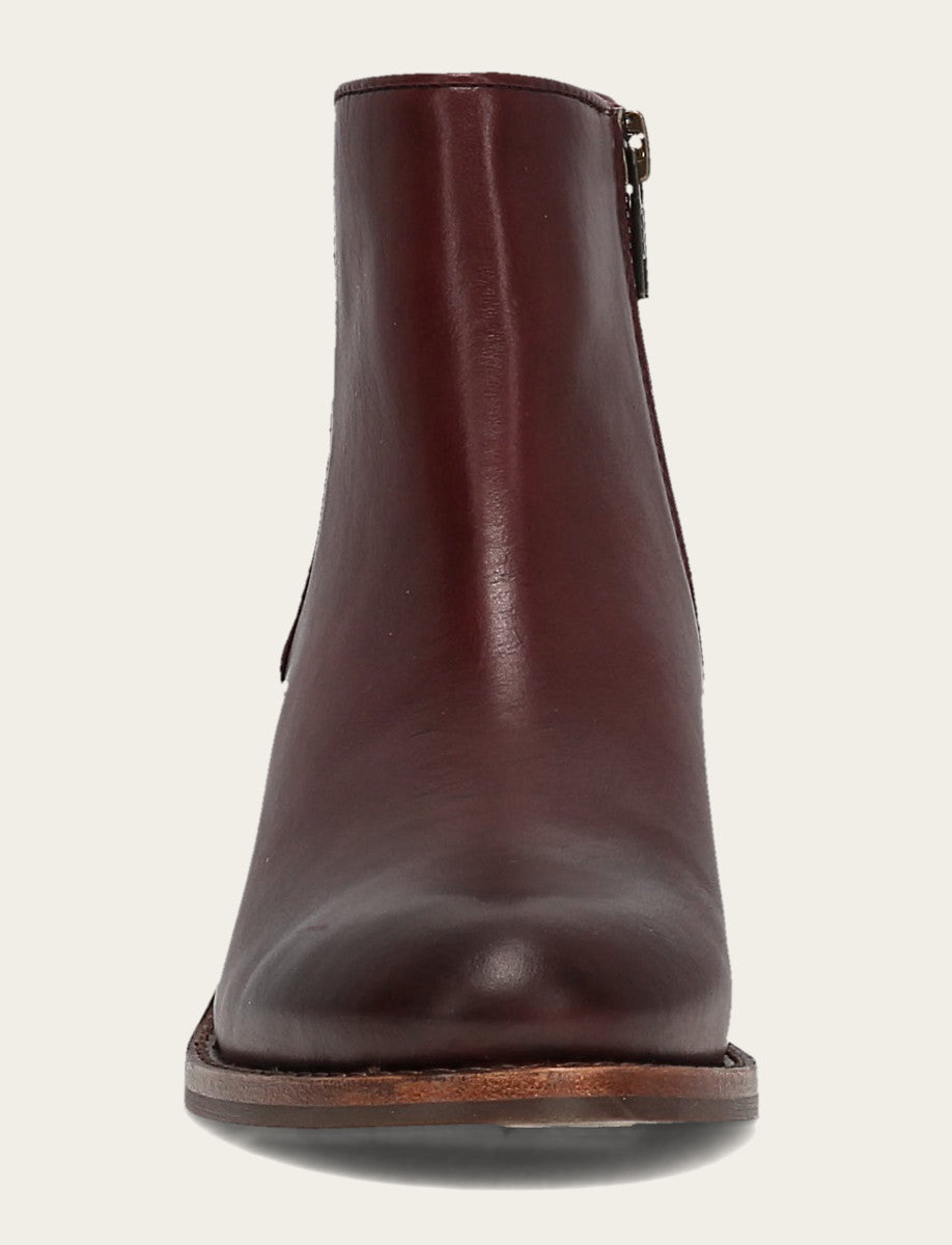 Carson 2 Piping Bootie - Merlot - Front