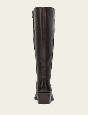 Carson 2 Piping Tall Wc - Dark Brown - Back