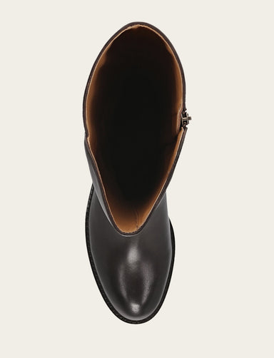 Carson 2 Piping Tall Wc - Dark Brown - Top Down