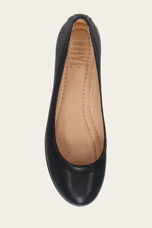 Carson Ballet - Black - Top Down
