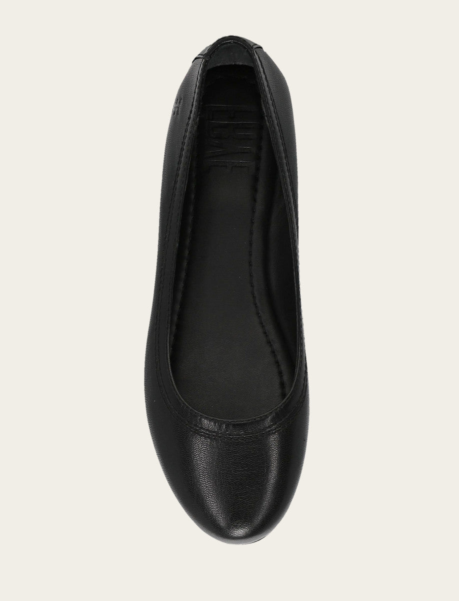 Carson Ballet - Black - Top Down