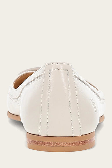 Carson Logo Ballet - Ivory - Back