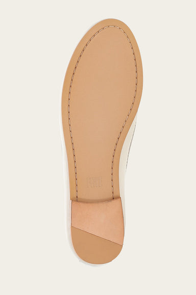 Carson Logo Ballet - Ivory - Sole