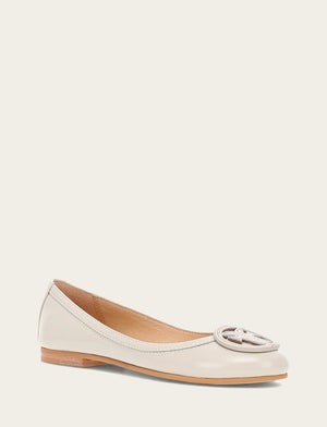Carson Logo Ballet - Ivory - Hero