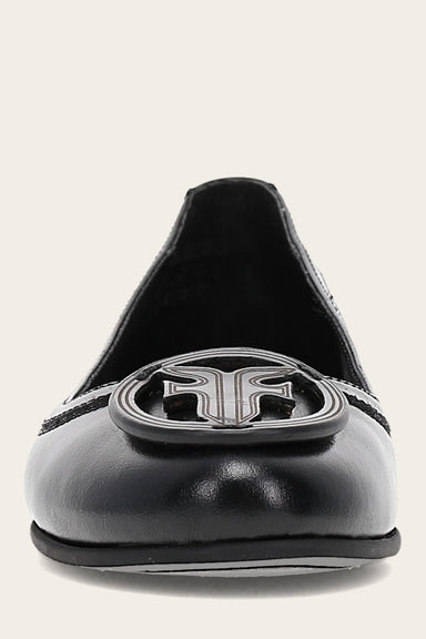 Carson Logo Ballet - Black - Front