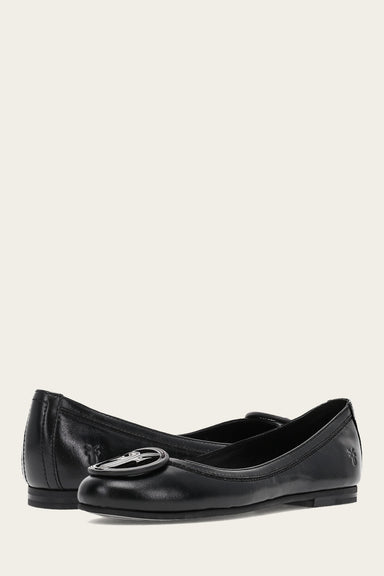 Carson Logo Ballet - Black - Pair