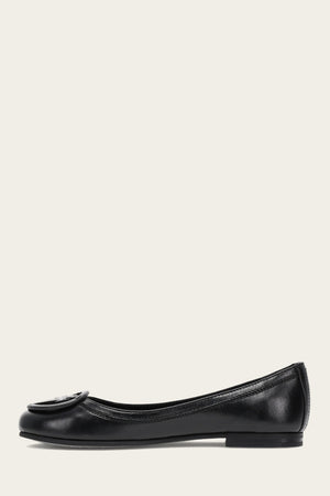 Carson Logo Ballet - Black - Inside