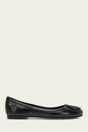 Carson Logo Ballet - Black - Outside