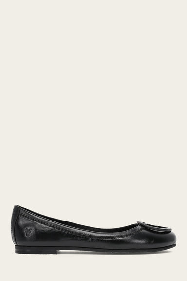 Carson Logo Ballet - Black - Outside