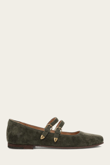 Carson Multi Mary Jane - Dark Olive - Outside