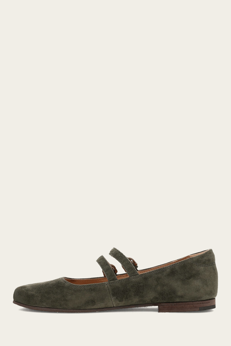 Carson Multi Mary Jane - Dark Olive - Inside