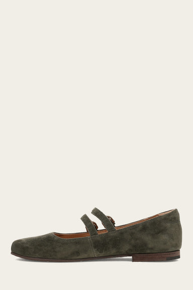 Carson Multi Mary Jane - Dark Olive - Inside