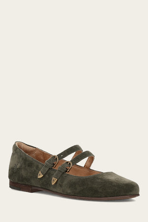 Carson Multi Mary Jane - Dark Olive - Hero