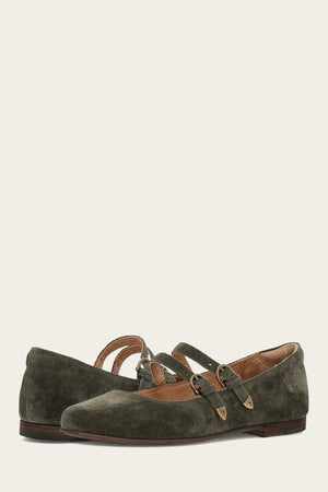 Carson Multi Mary Jane - Dark Olive - Pair