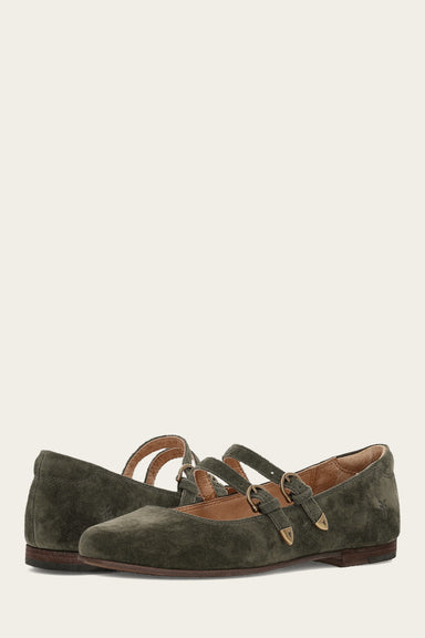 Carson Multi Mary Jane - Dark Olive - Pair