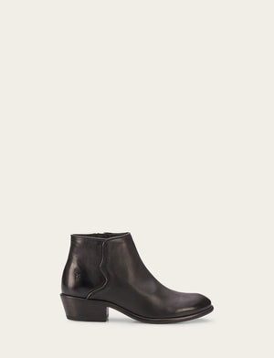 Carson Piping Bootie - Black - Outside