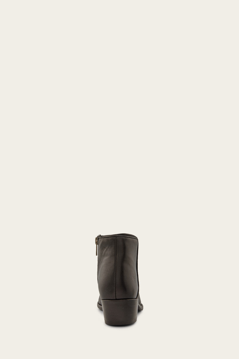 Carson Piping Bootie - Black - Back
