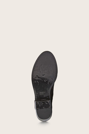 Carson Piping Bootie - Black/Scarlet - Sole
