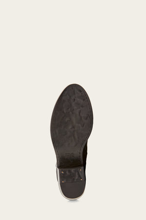 Carson Piping Bootie - Black - Sole