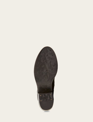 Carson Piping Bootie - Black - Sole