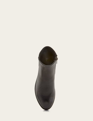 Carson Piping Bootie - Black - Top Down
