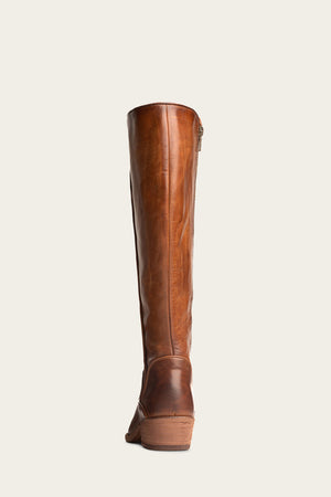Carson Piping Tall Wc - Caramel - Back