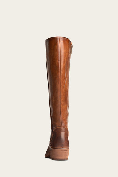 Carson Piping Tall Wc - Caramel - Back