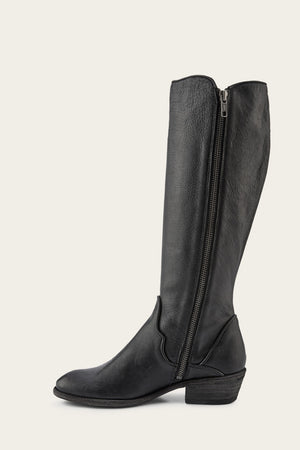 Carson Piping Tall Wc - Distressed Black - Inside