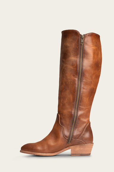 Carson Piping Tall - Caramel - Inside