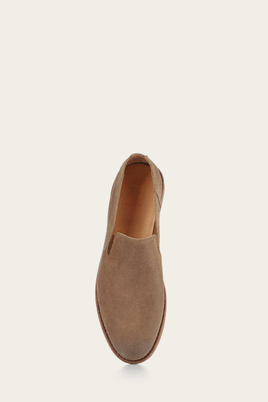 Chris Venetian - Ash Waxed Suede - Top Down