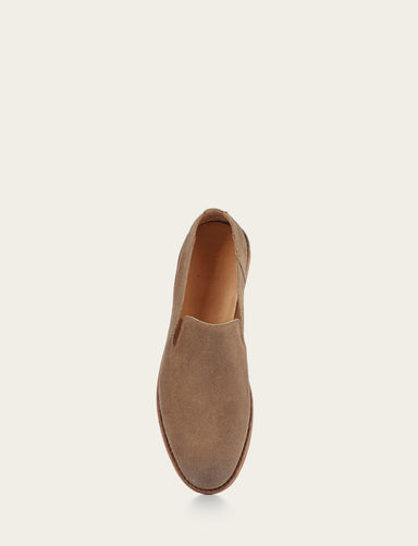 Chris Venetian - Ash Waxed Suede - Top Down